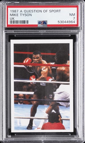 1987 A QUESTION OF SPORT UK MIKE TYSON PSA 7