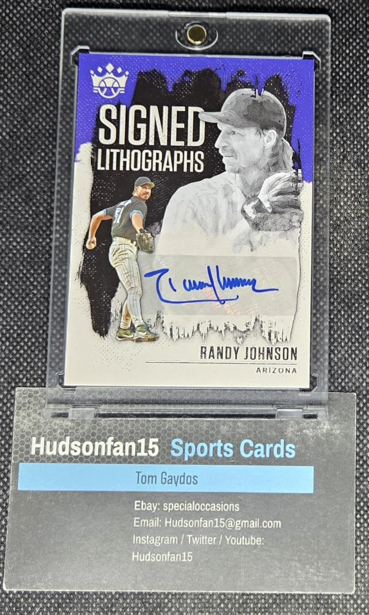 Randy Johnson Arizona Diamondbacks Baseball Autographed Sports
