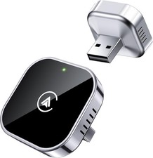 Teeran 2in1 Wireless CarPlay Android Auto Adapter Plug  Play Car USB Converter
