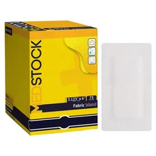 MEDSTOCK Fabric Island Dressing - 3.125" x 6" (Box of 75)