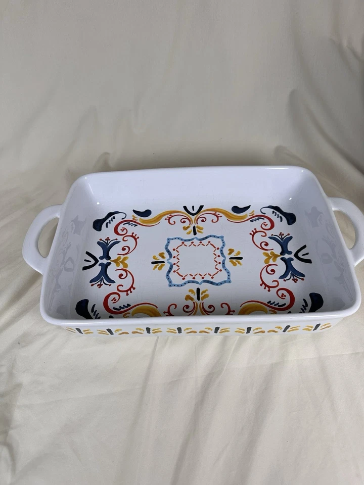 Nordic Ware Scandinavian Design Ceramic Collection 13X9 Lasagna Pan - Image 3 of 4