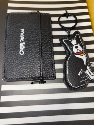 Marc Tetro 3 Pc Bookbag Gift Set Mini Backpack Boston Terrier Key Chain Card New - Picture 3 of 5