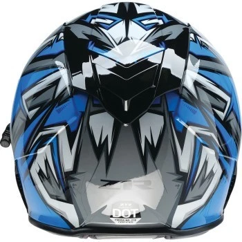 Z1R Warrant Snow Full Face Helmet - Neuron Blue/White - Adult Size Large - Image 4 of 4