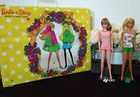 Vintage 1960's Bendable Leg Twist & Turn Barbie & Stacey Dolls w/Sleep&Keep Case