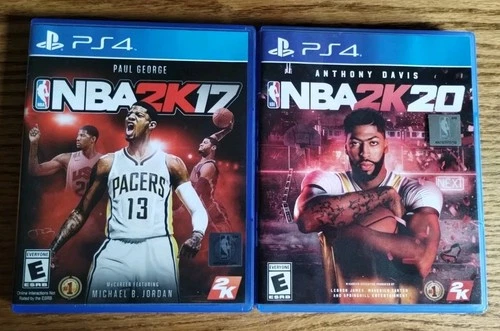NBA 2K17 And NBA 2K20 PS4 Lot Of 2 Video Games - Tested And Working