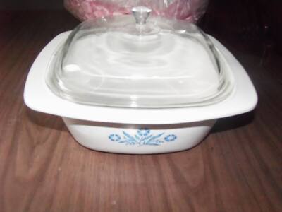 Vintage CORNINGWARE Blue Cornflower 4 Qt. Dutch Over P-34-B Excellent