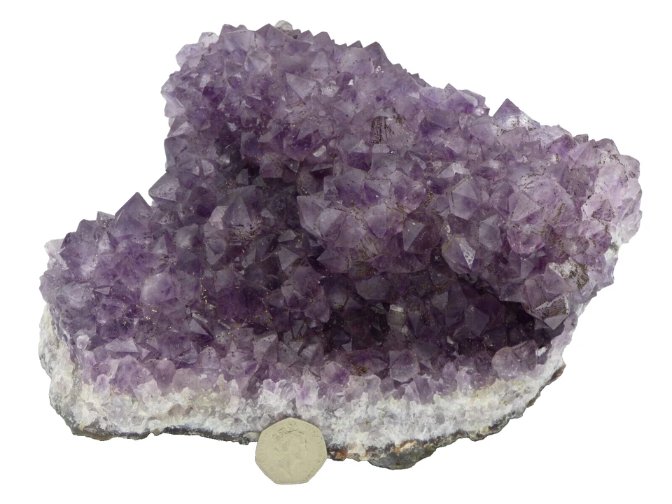 Huge Amethyst Natural Crystal Cluster Brazil Delicate Purple Gemstone 6.6 kg - Image 2 of 4