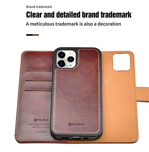 Premium Leather Magnetic Detachable Wallet Case For iPhone 14 13 12 11 Pro Max - Picture 15 of 25