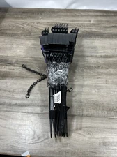 5 SETS OF 2 NEW UNUSED BAT DESIGN PLASTIC OUTDOOR FENCING-HALLOWEEN