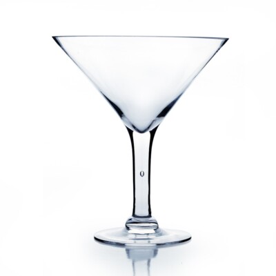 Martini Glass Floral Vase 9x10''H | Candy Dish Vase | Centerpiece, 1 Pc
