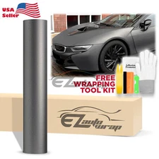 Matte Metallic Foggy Charcoal Auto Vehicle Sticker Decal Vinyl Wrap Sheet Film