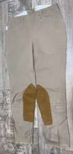 NEW THE TAILORED SPORTSMAN SIZE 30 LONG TAN SIDE ZIP KNEE PATCH BREECHES #1961