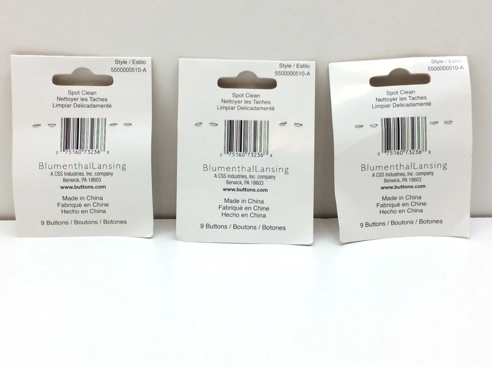 3 - Blumenthal Lansing 5500000510-A Favorite Findings Buttons Wood Buttons 9 Pkg - Image 4 of 4