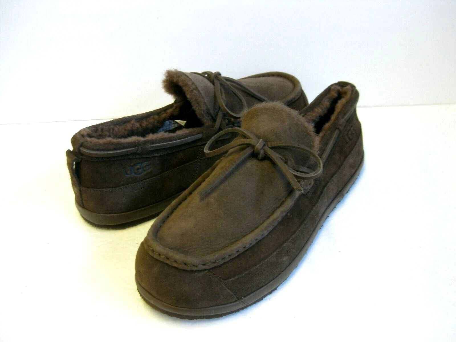 UGG PARKDALE MOC TOE SCARPE UOMO GRIZZLY US 11 UK 10 EU 44