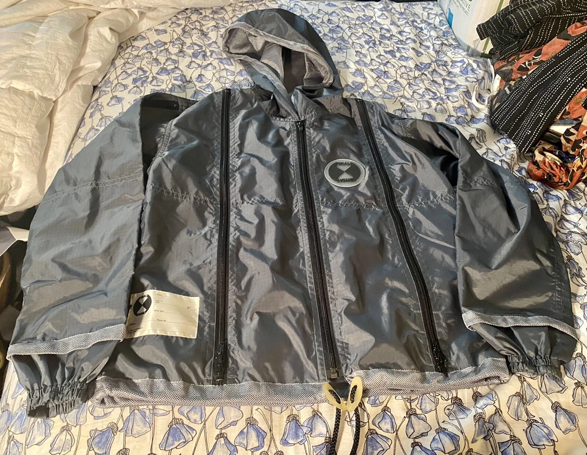 FINAL HOME Kosuke Tsumura Nylon Hooded Full-zip Jacket Gray/B 0 Small  Excellent
