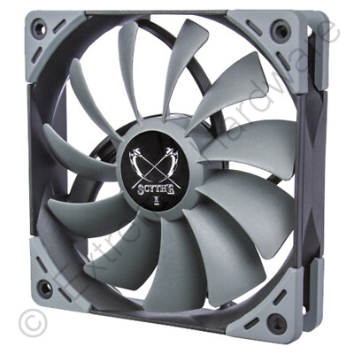 Scythe Kaze Flex 120 120mm Gehäuselüfter 2000 U/min 89,04 CFM 38 dBA 3-Pin
