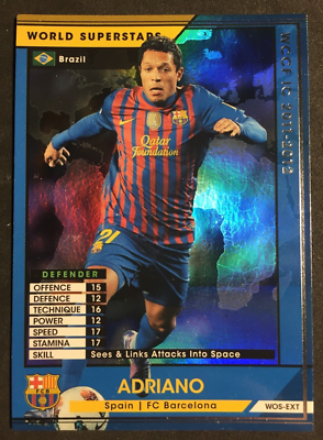2011-12 Panini WCCF World Superstar WOS EXTRA Adriano Barcelona
