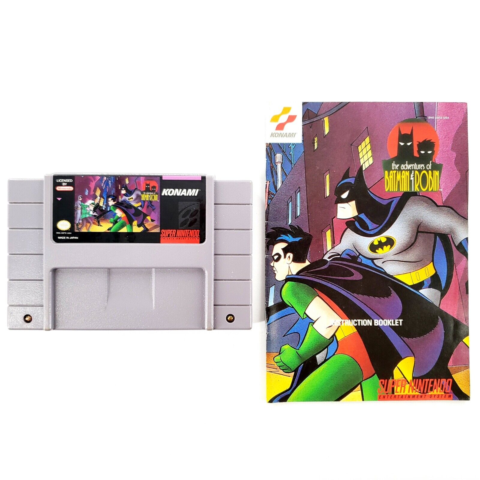 Adventures of Batman & Robin (Super Nintendo, 1994) Authentic w/ Manual  Tested 83717150152 | eBay