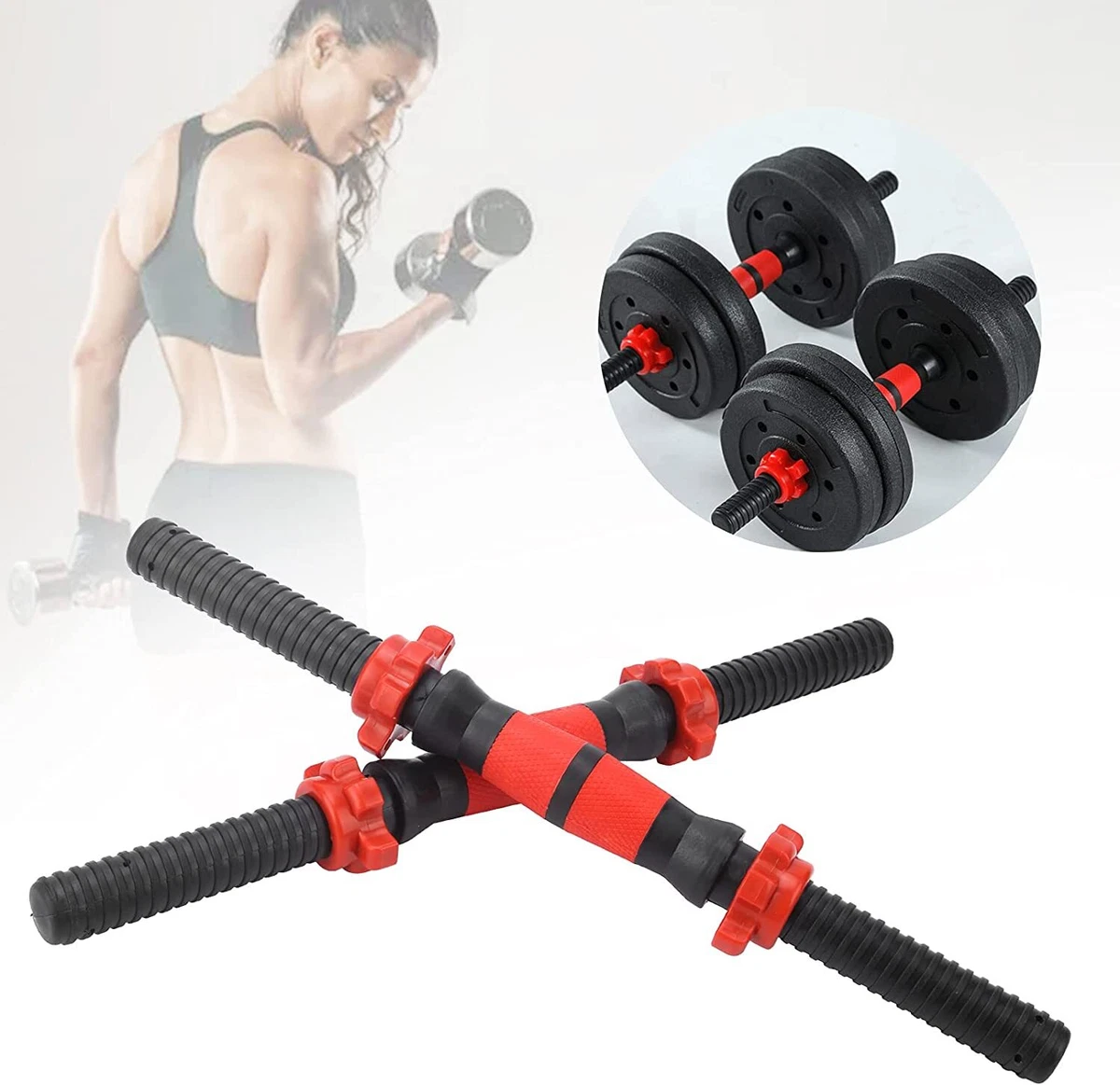 Threaded 2024 dumbbell set