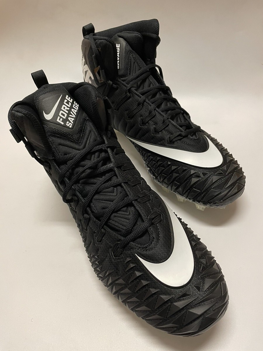 Nike Force Savage Pro TD Football Cleats Black AJ6605-005  display picture 3