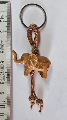 Schlüsselanhänger Elefant 3D Braun - Bild 1 von 2