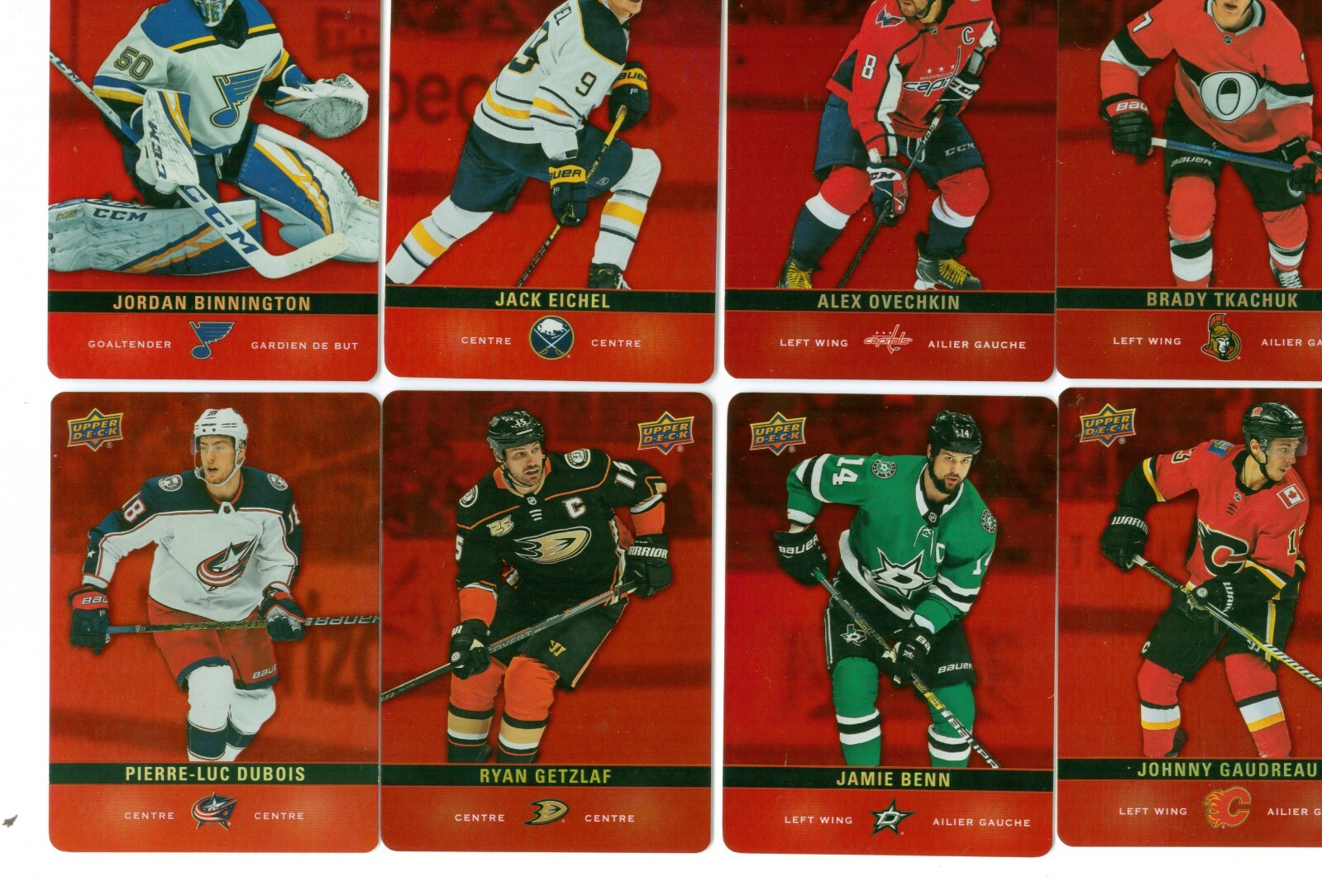 2019 2020 Upper Deck Tim Hortons Hockey Red Die Cut Parallel U PICK SALE  DC