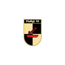 Aufkleber/Sticker FlaRgt 10 Flugabwehrregiment Flugabwehr BW Heer 5x7cm#A2239