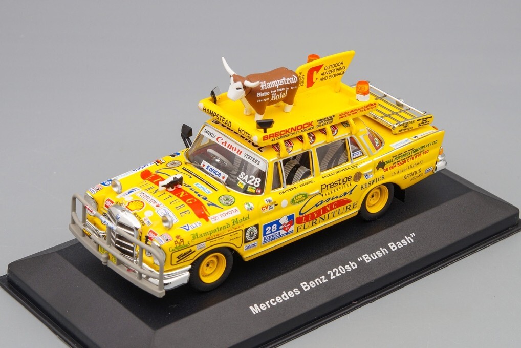 1/43 RARE MERCEDES-BENZ 220SB W111 BUSH BASH 1959 IXO