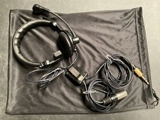 Eartec Announcer On-Air Single Earmuff Headset 3Pin XLR For Comm With 1/4  Mic