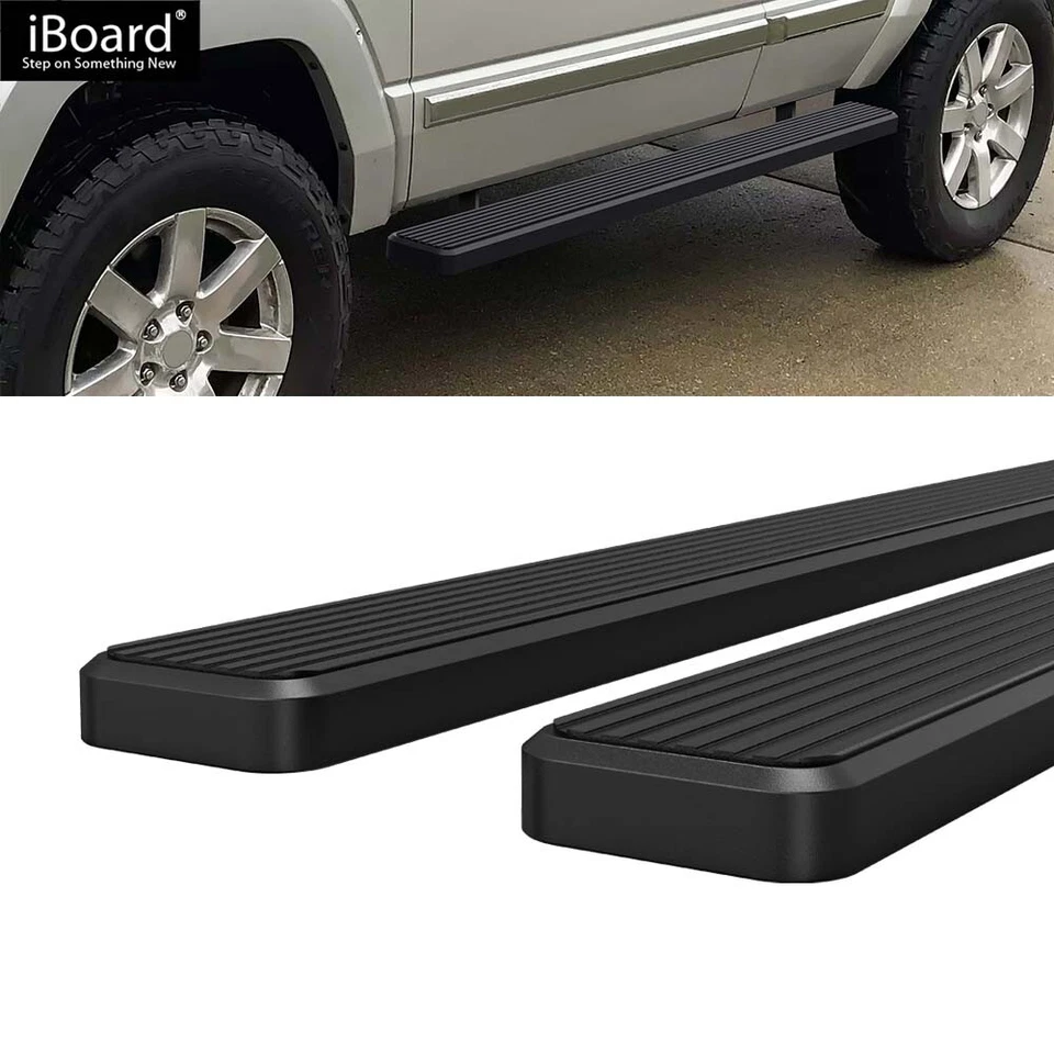 iBoard Stainless Steel 6" Running Boards Fit 06-11 Jeep Commander - Image 2 of 4