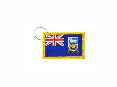 Schlüsselanhänger fahne flagge flaggen bestickt anhänger falkland inseln