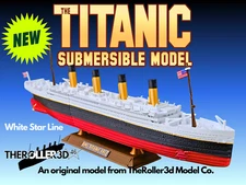 Titanic Submersible Model Dual Action Toy Floating/Sinking Mode by TheRoller3d