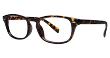 MODERN OPTICAL LYRIC UNISEX PLASTIC EYEGLASSES 51-15-140 TORTOISE W/ SOFT CASE