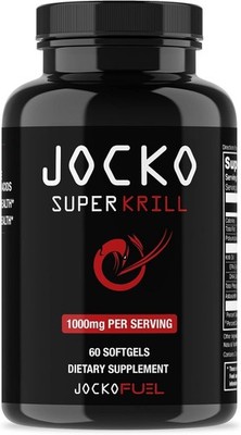 Antarctic Krill Oil 3 Fatty Acid Supplements DHA & EPA  1000mg Softgels  Supp...