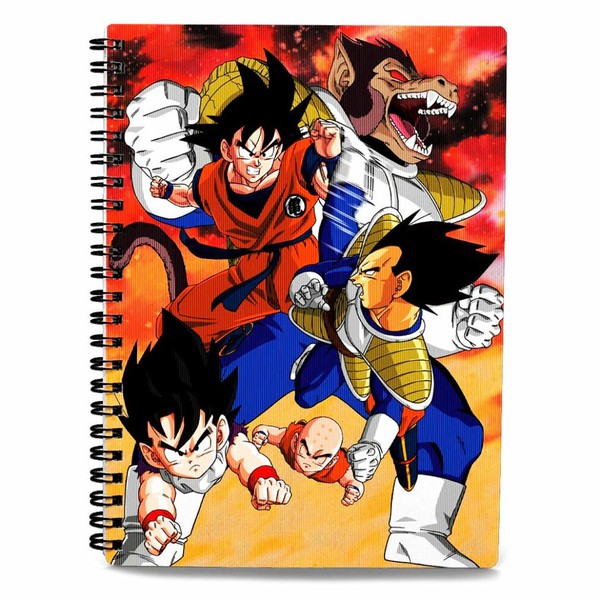 Dragon Ball Z Goku Vs Vegeta A2 Notizbuch-image