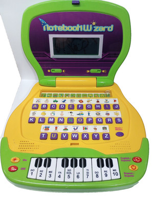 Learning Journey Notebook Wizard Bilingual Toy Laptop Speaking English / Spanish