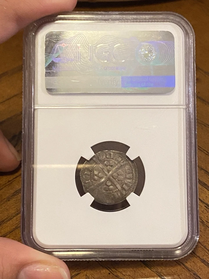 Англия, Эдуард I (Longshanks) серебро пенни, NGC VF детали  - Изображение 2 из 4