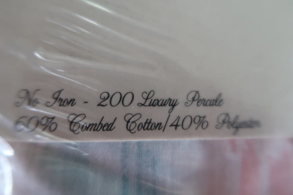 Sábana plana CROSCILL King percal de lujo NIP CROSCILL Foto 4 de 4