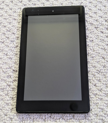 Amazon Fire 7 Tablet 9th Gen M8S26G 16GB Wi-Fi Black Tested Working