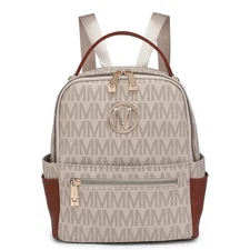 M MARCO MKP Collection Mini Backpack Purse for Ladies XL-M-8110-BG Beige