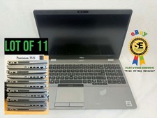  W LOT OF 11-Dell Precision 3551 Gray Laptops - No OS - SEE DESCR. TESTED 