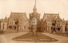 Mansfield OH Ohio State Reformatory c1908 RPPC Photo Postcard COPY