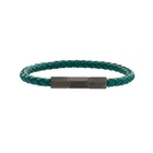 Aston Martin Men's Bracelet Leather Band Stainless Steel Aml Thrill Mjrif5Bu2