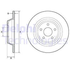 2 dischi freno nuovi per Ford: Fusion V Berlina, Mondeo V Berlina, Mondeo V Turnier