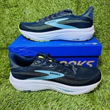 New Brooks Ghost 17  Peacoat Lime Blue  Run & Walk Shoes 110442 1D 414  Size 10