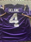 Mansoor Delane #4 Autographed Football Jersey SWAU & Prime Time Authenticated