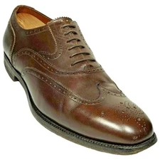Vintage Church's Famous English Shoes Custom Brown Leather Dress Oxford Mens 11