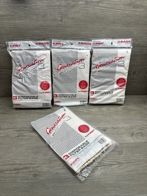 Kirby Vaccum Bags Generation 3 Lot 3 Packs (9 Bags)  + 1 Extra  (10 Total Bags)