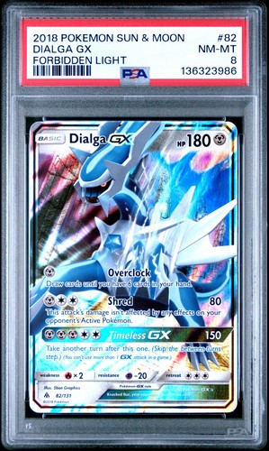 Dialga-GX graded PSA 8 for sale on eBay