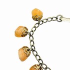 Vintage Estate Gold Tone Lucite Charm Designer Chain Bracelet — photo 2